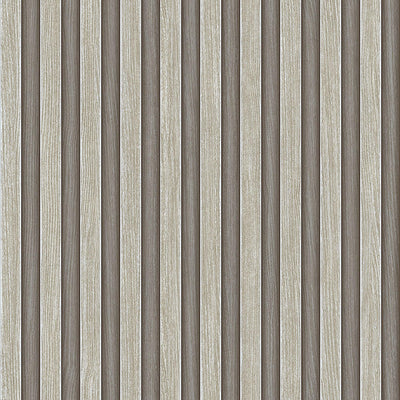 Beige Wood Panel Look Wallpaper, 3D Embossed textured Wooden Pattern Wallcovering, Modern, Stylish - Walloro High End Wallcoverings & More