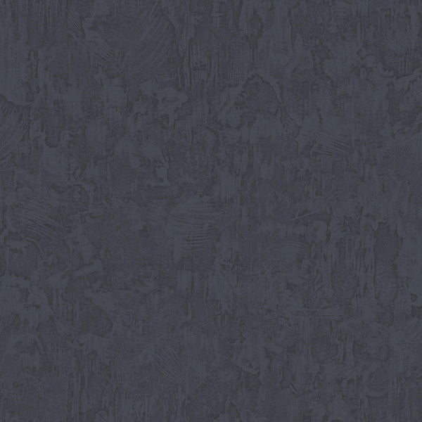 Black Sleek Embossed finish Solid Color Wallpaper, Abstract Modern Minimalist Rich Textured Wallcovering - Walloro High End Wallcoverings & More